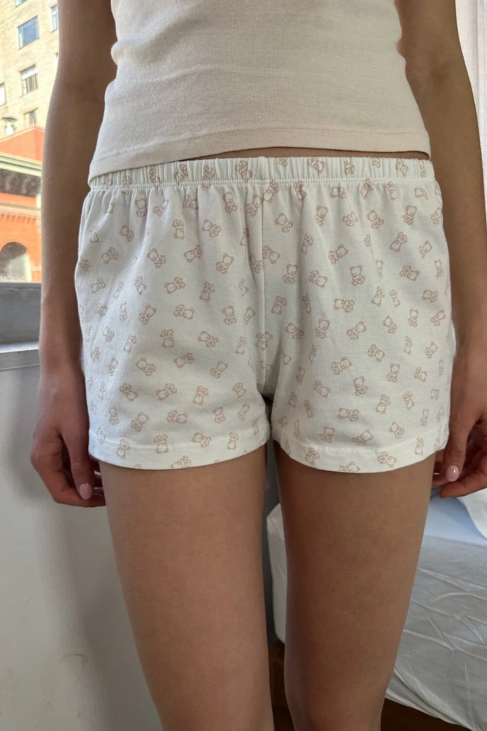 Emery Teddy Bear Sweatshorts sold by Brandy Melville