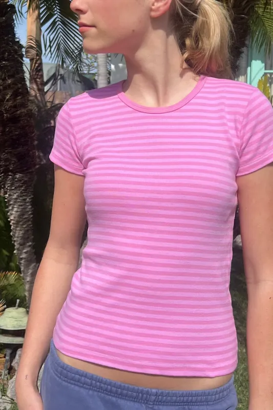 Hailie Long Striped Top sold by Brandy Melville