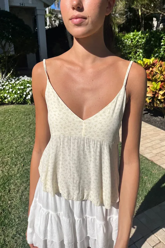 Tiffany Floral Tank sold by Brandy Melville