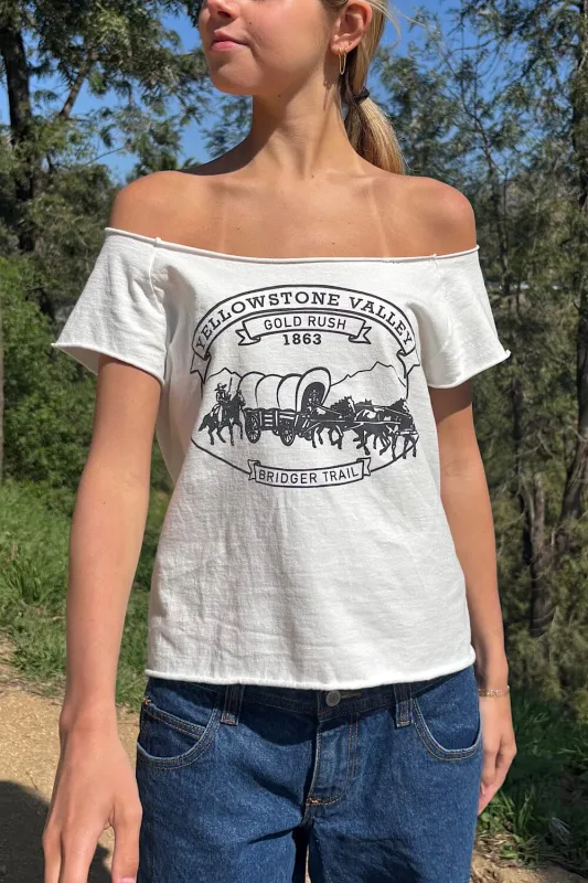 Bonnie Yellowstone Valley Top sold by Brandy Melville