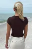 Ashlyn Thermal Top sold by Brandy Melville