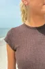 Ashlyn Thermal Top sold by Brandy Melville