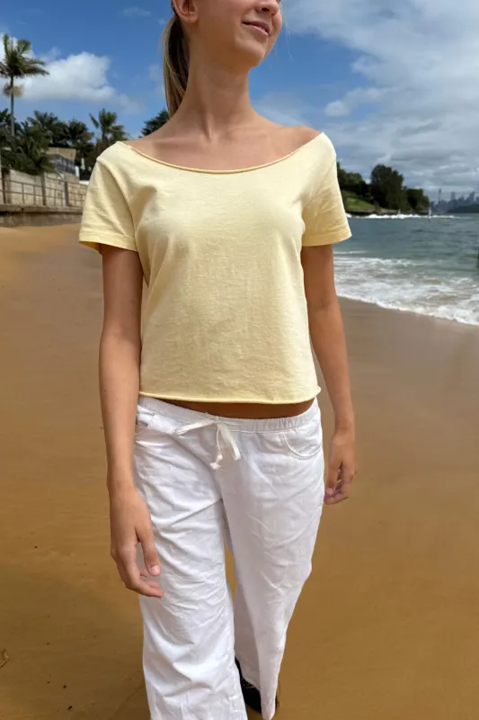 Robyn Off The Shoulder Top sold by Brandy Melville