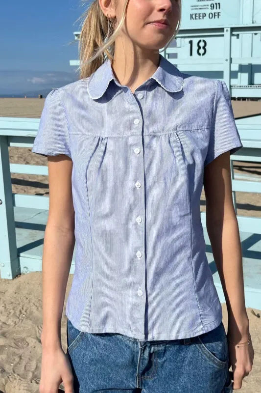 Teagan Stripes Top sold by Brandy Melville