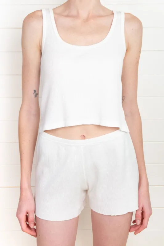 Aubrie Thermal Tank sold by Brandy Melville