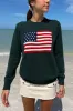 Nico American Flag Sweater sold by Brandy Melville