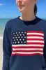 Nico American Flag Sweater sold by Brandy Melville