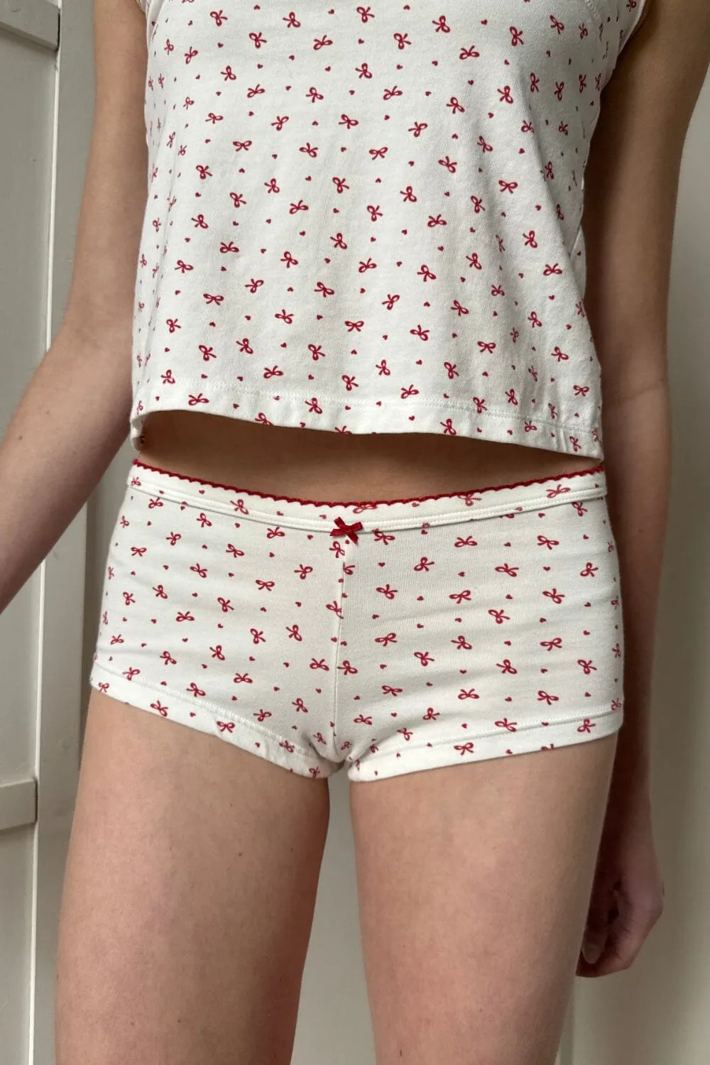 Bows & Heart Hipster Underwear sold by Brandy Melville