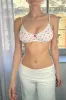 Bows & Heart Lace Bra sold by Brandy Melville