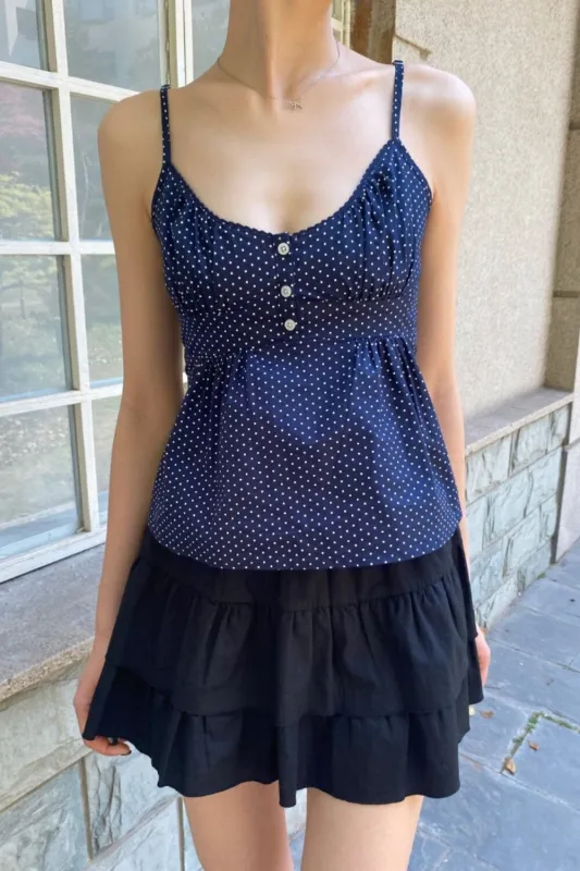 Tiffany Polka Dots Tank sold by Brandy Melville