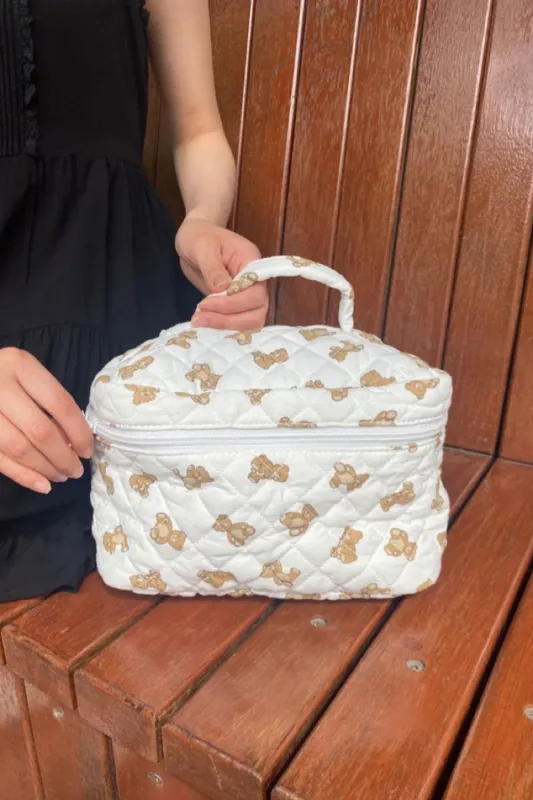 Teddy Makeup Bag sold by Brandy Melville