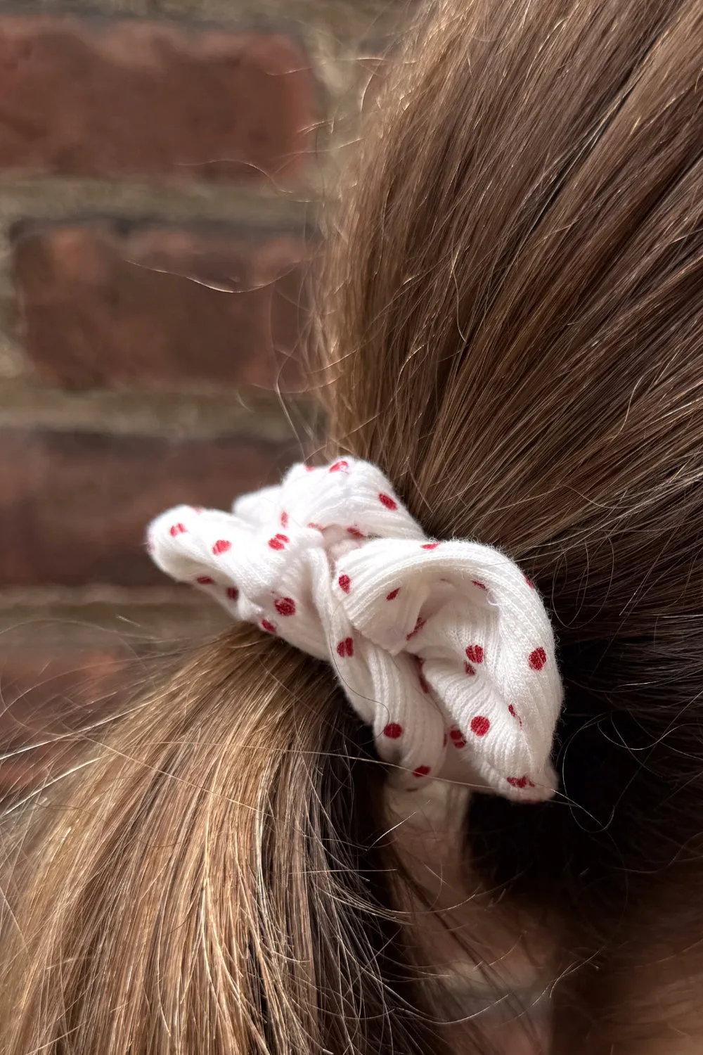 Polka Dots Scrunchie sold by Brandy Melville product image thumbnail 2