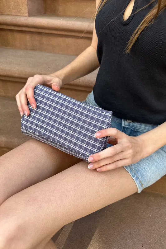 Plaid Makeup Bag sold by Brandy Melville