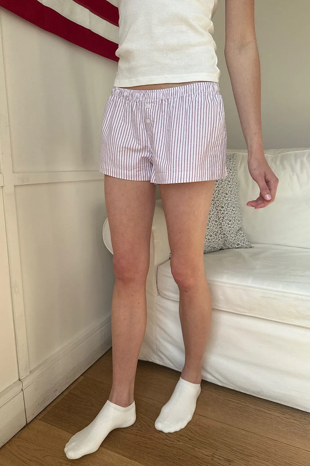 Keira Pajama Shorts sold by Brandy Melville product image thumbnail 4