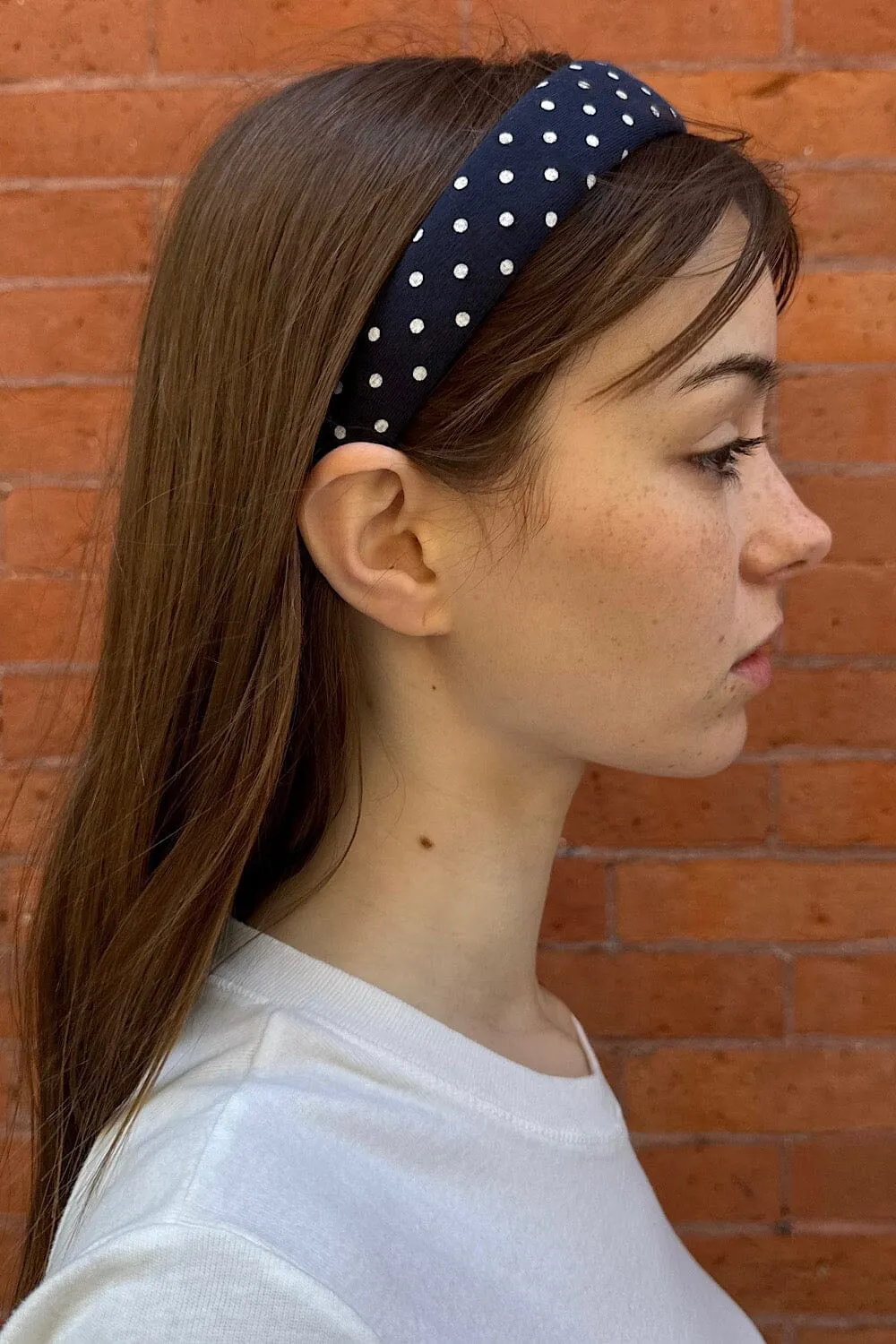 Polka Dots Headband sold by Brandy Melville