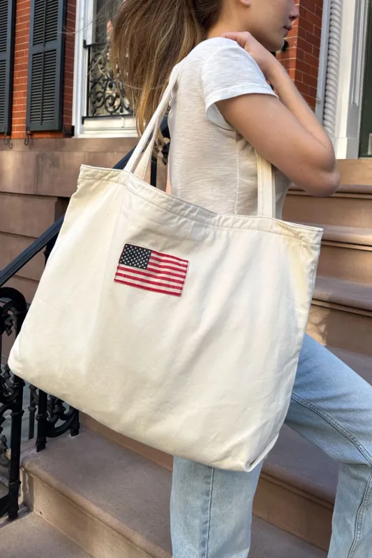 American Flag Tote Bag sold by Brandy Melville