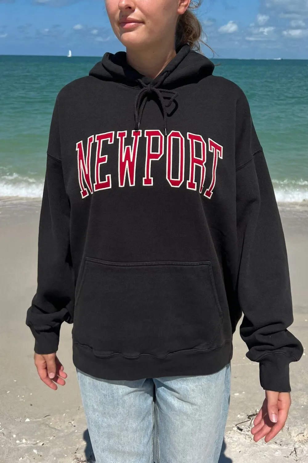 Newport Hoodie sold by Brandy Melville