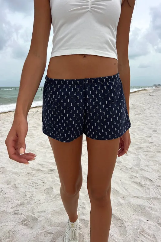 Emery Anchor Shorts sold by Brandy Melville