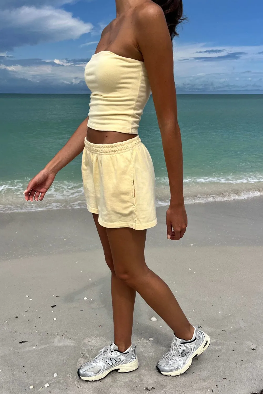 Rosa Sweatshorts sold by Brandy Melville product image thumbnail 4