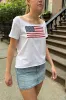 Robyn American Flag Top sold by Brandy Melville