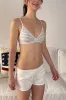 Stripes Lace Bra sold by Brandy Melville