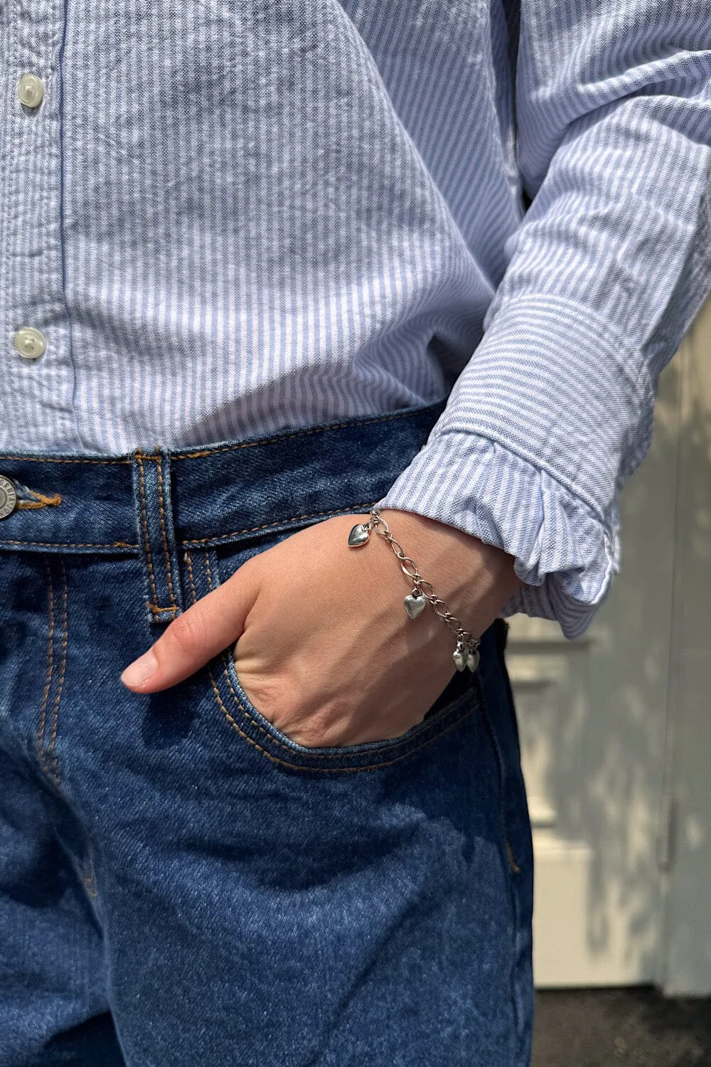 Heart Bracelet sold by Brandy Melville product image thumbnail 3