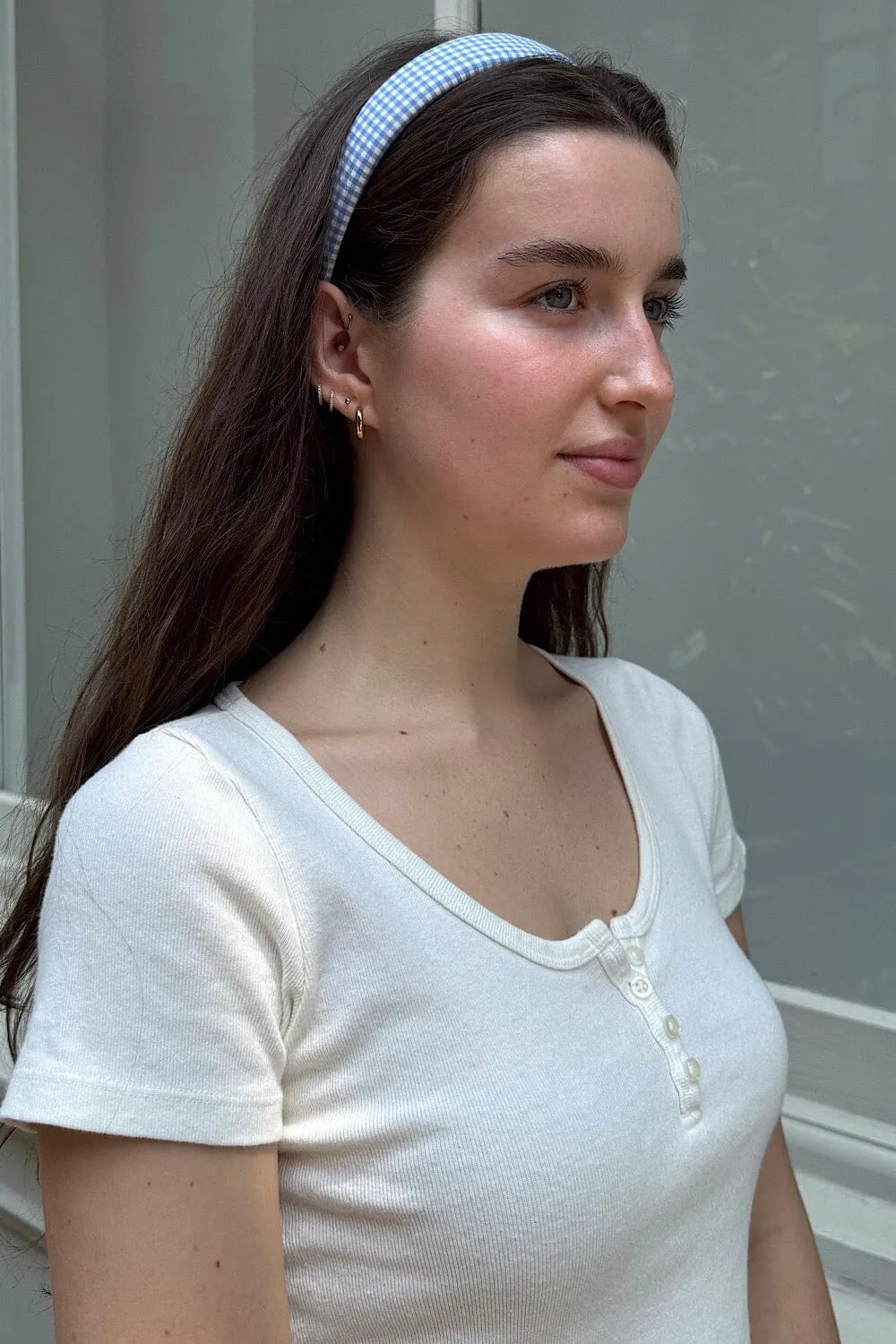 Plaid Headband sold by Brandy Melville