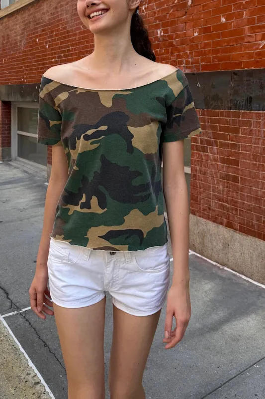 Robyn Off The Shoulder Top sold by Brandy Melville