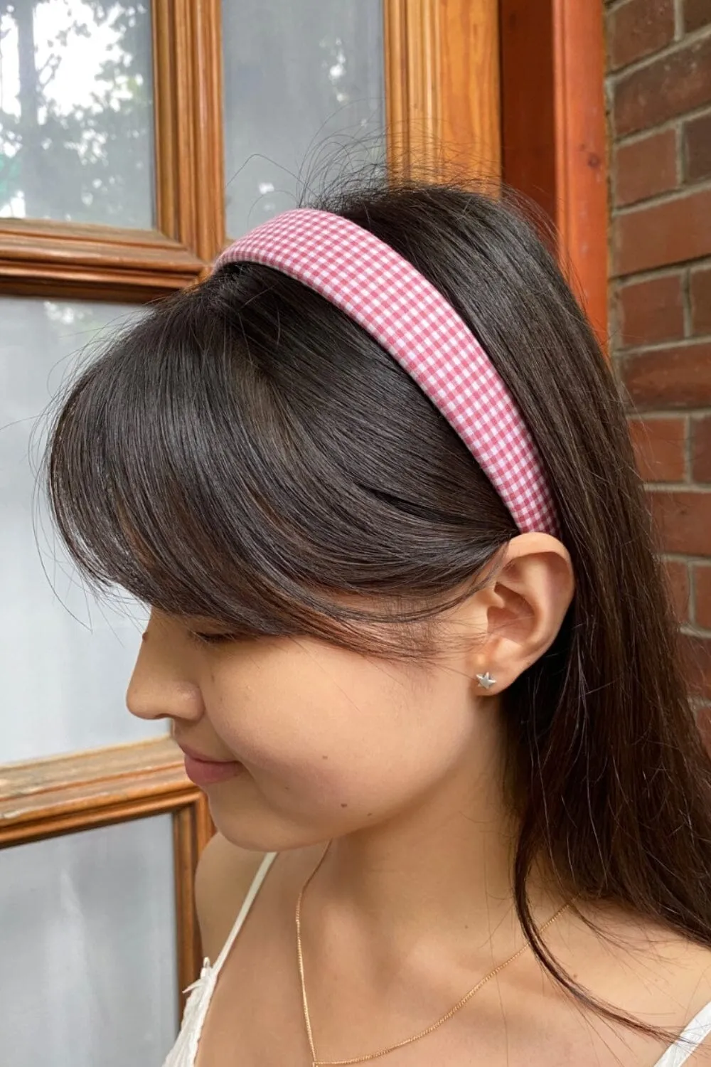 Plaid Headband sold by Brandy Melville product image thumbnail 2