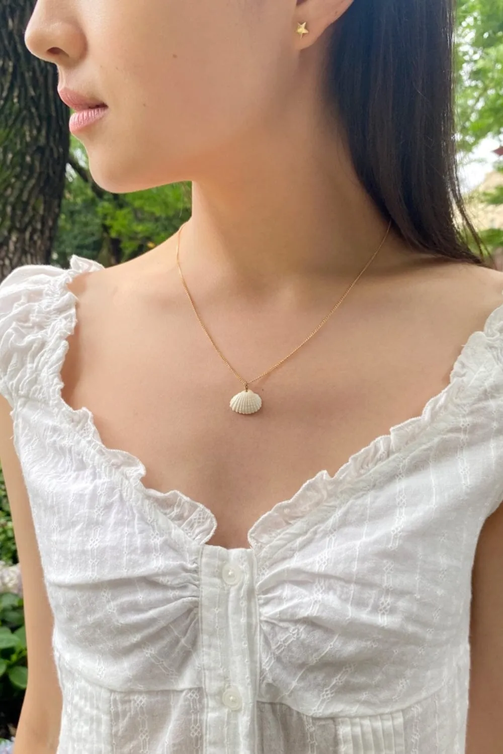 Seashell Necklace sold by Brandy Melville product image thumbnail 2