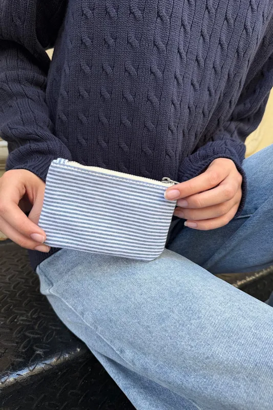 Striped Coin Purse sold by Brandy Melville