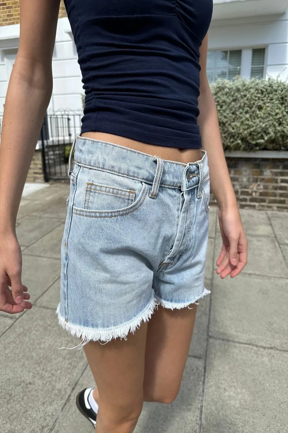Gail Denim Shorts sold by Brandy Melville