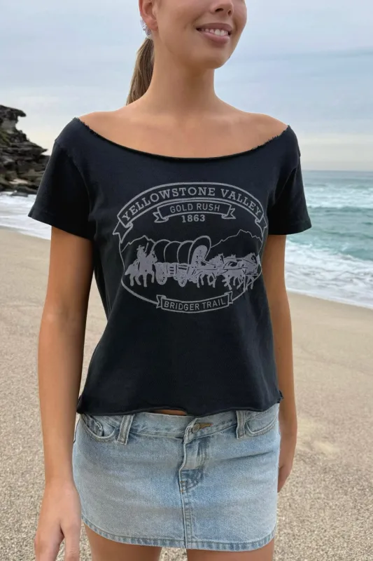 Robyn Yellowstone Valley Top sold by Brandy Melville