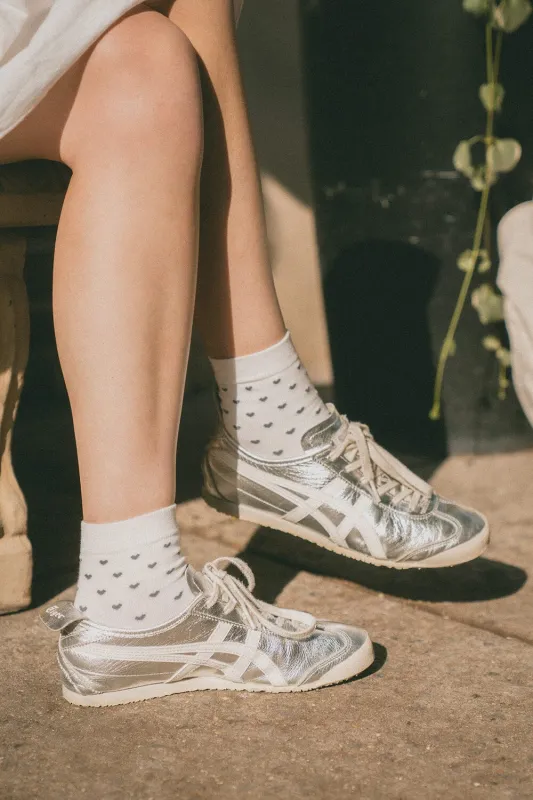 Heart Socks sold by Brandy Melville