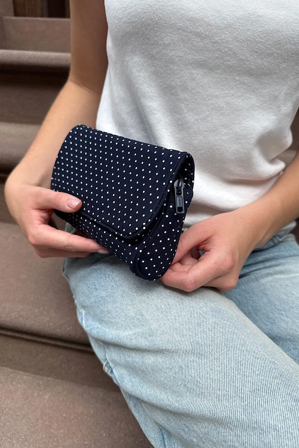 Polka Dots Makeup Bag sold by Brandy Melville product image thumbnail 3
