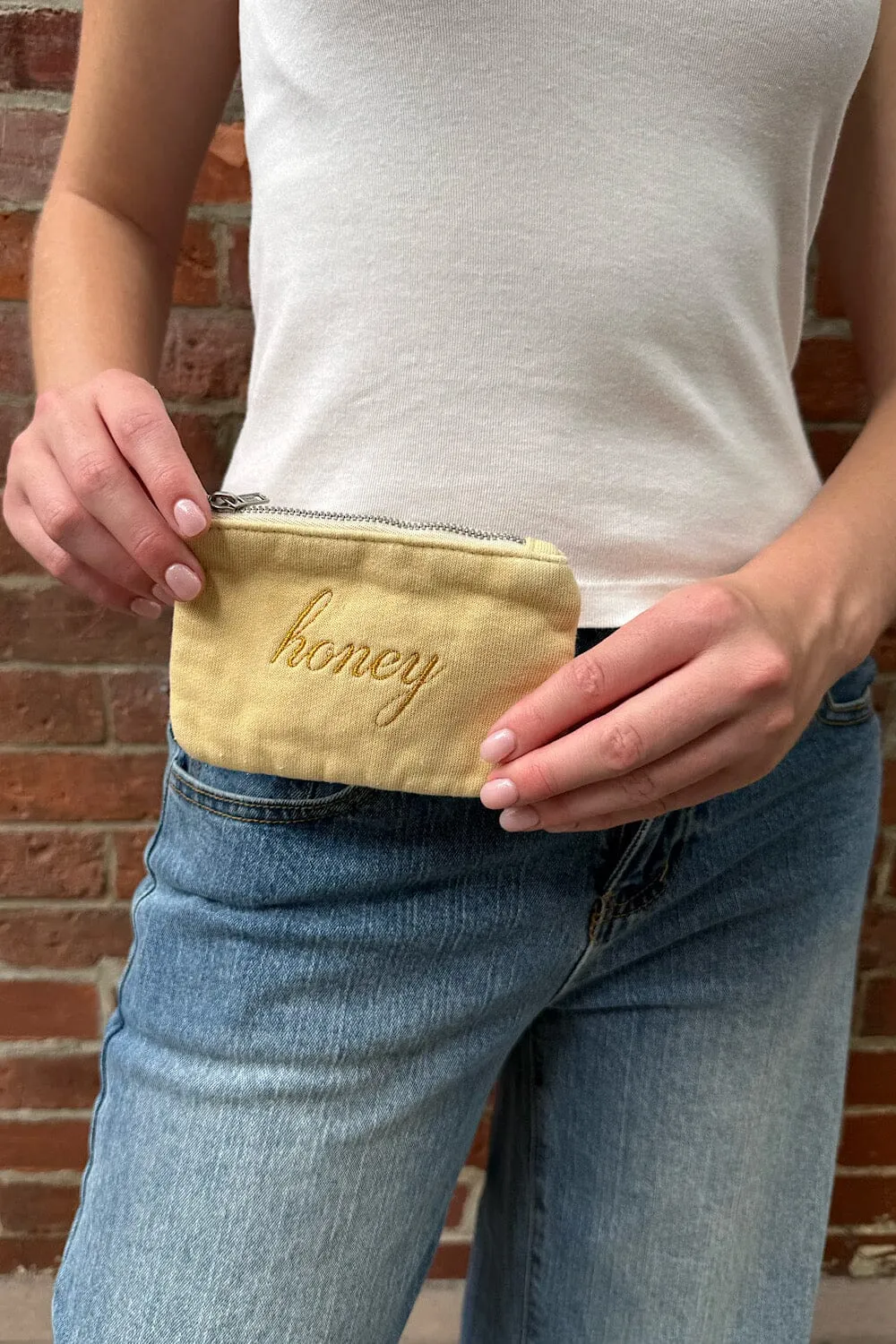 Honey Coin Purse sold by Brandy Melville