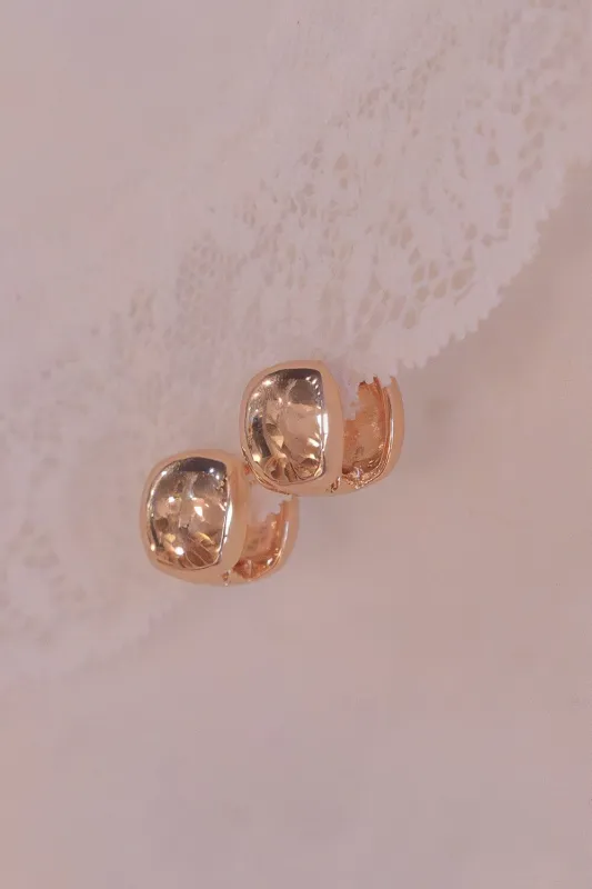 Square Hoop Earrings sold by Brandy Melville