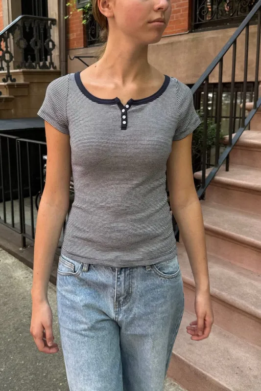 Zelly Striped Top sold by Brandy Melville