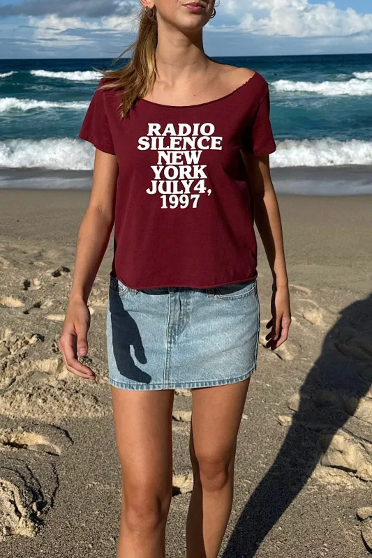 Robyn Radio Silence Top sold by Brandy Melville