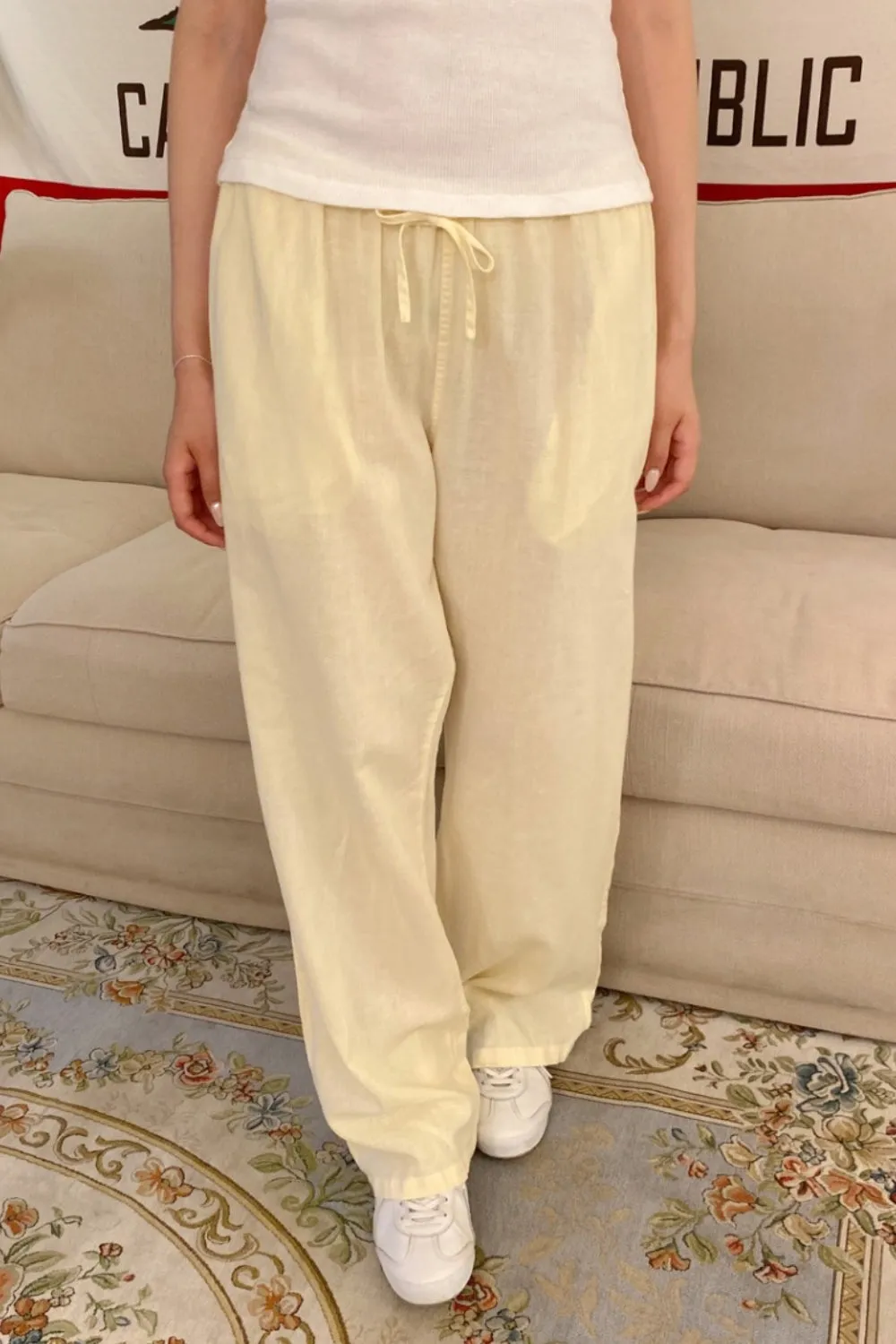 Anastasia Linen Pants sold by Brandy Melville