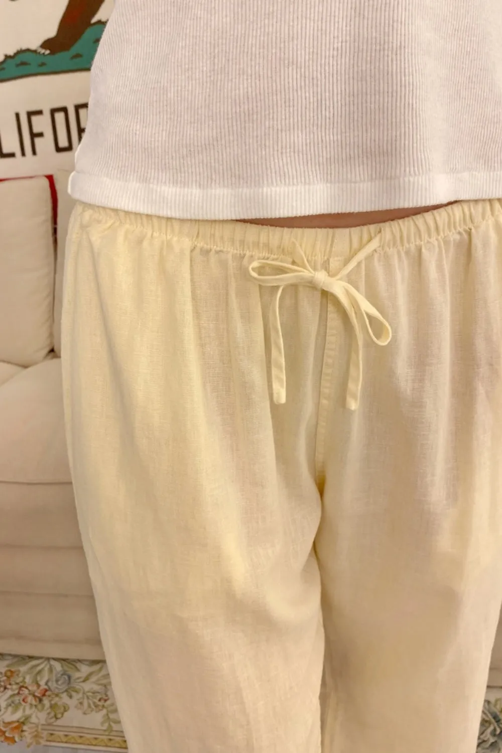 Anastasia Linen Pants sold by Brandy Melville product image thumbnail 3
