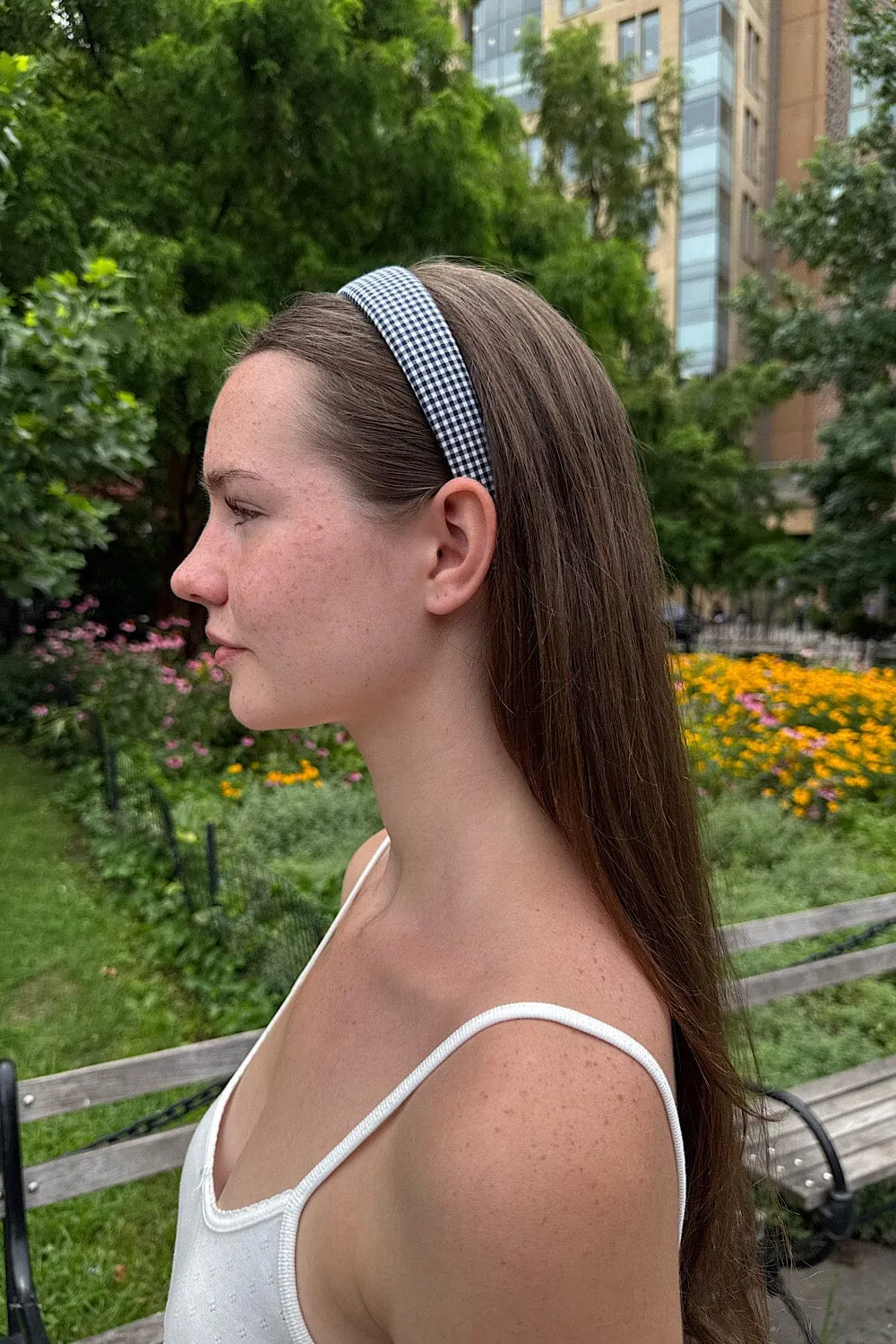 Plaid Headband sold by Brandy Melville product image thumbnail 2