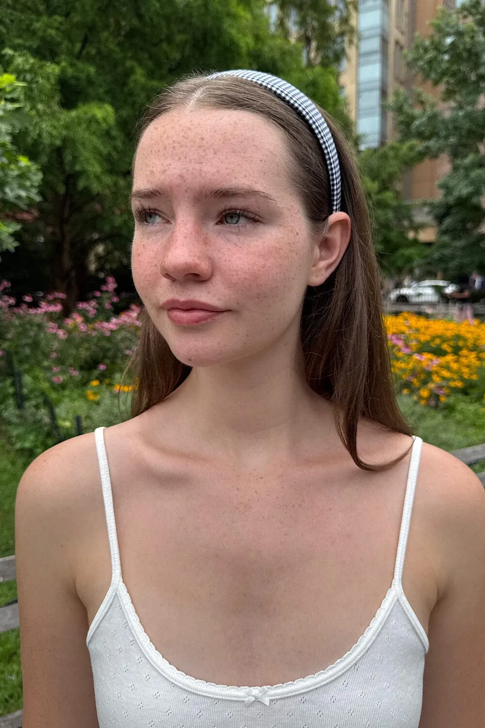 Plaid Headband sold by Brandy Melville