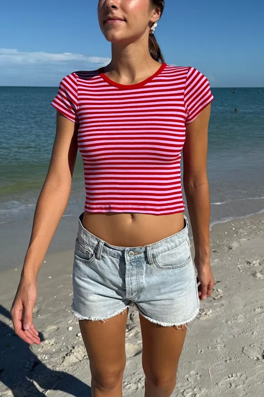 Ashlyn Stripe Top sold by Brandy Melville
