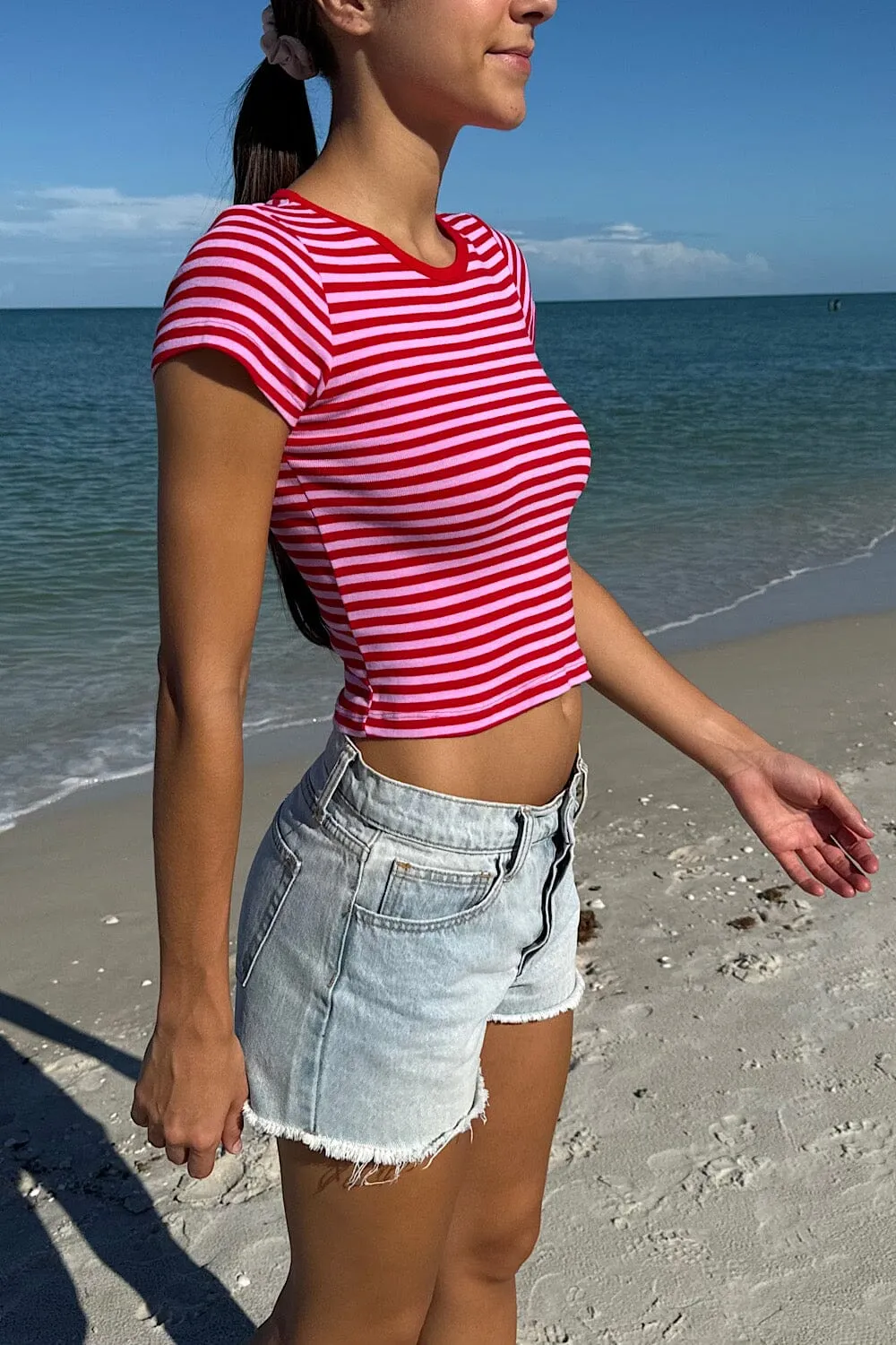 Ashlyn Stripe Top sold by Brandy Melville product image thumbnail 2