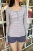 Zelly Striped Top sold by Brandy Melville