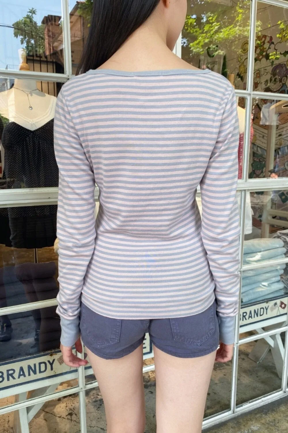 Zelly Striped Top sold by Brandy Melville product image thumbnail 4