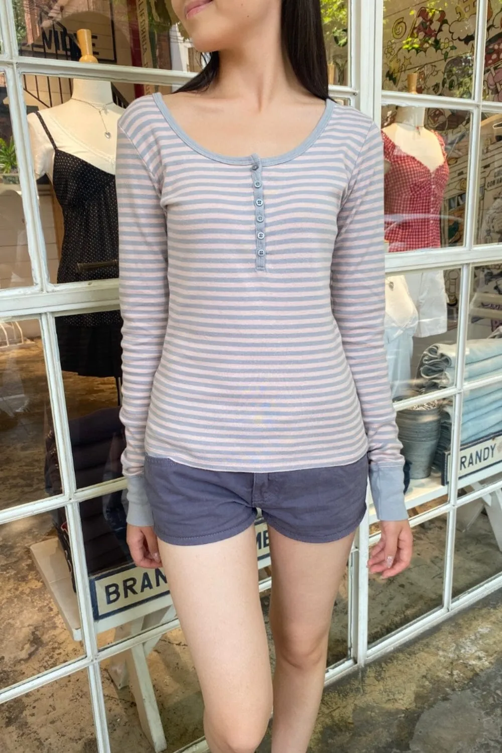 Zelly Striped Top sold by Brandy Melville