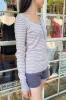 Zelly Striped Top sold by Brandy Melville