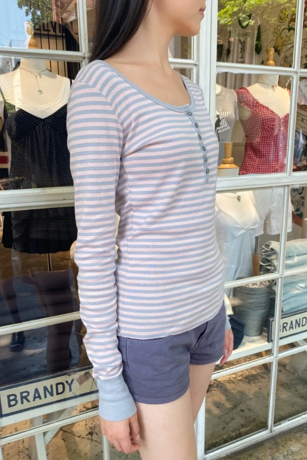 Zelly Striped Top sold by Brandy Melville product image thumbnail 2